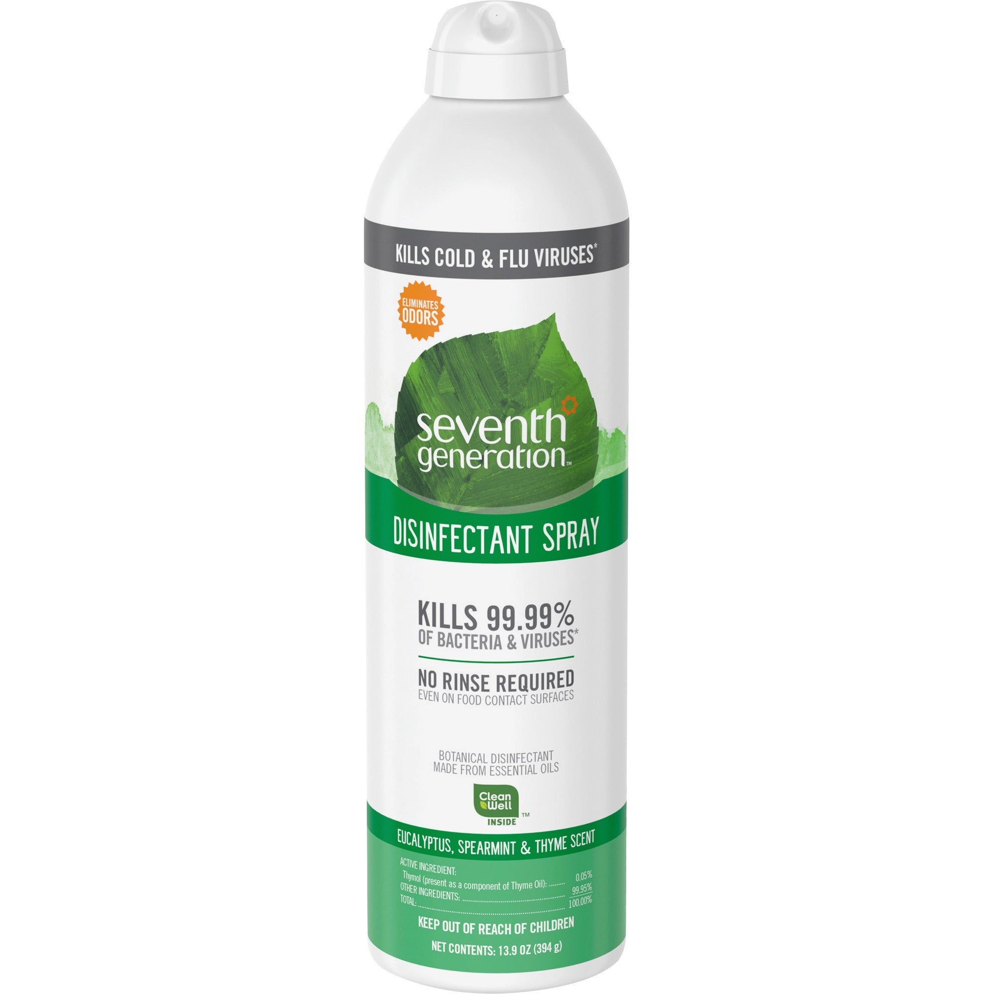 Seventh Generation Disinfectant Cleaner: Day Care Formula - 13.9 fl oz - Eucalyptus Spearmint & Thyme Scent