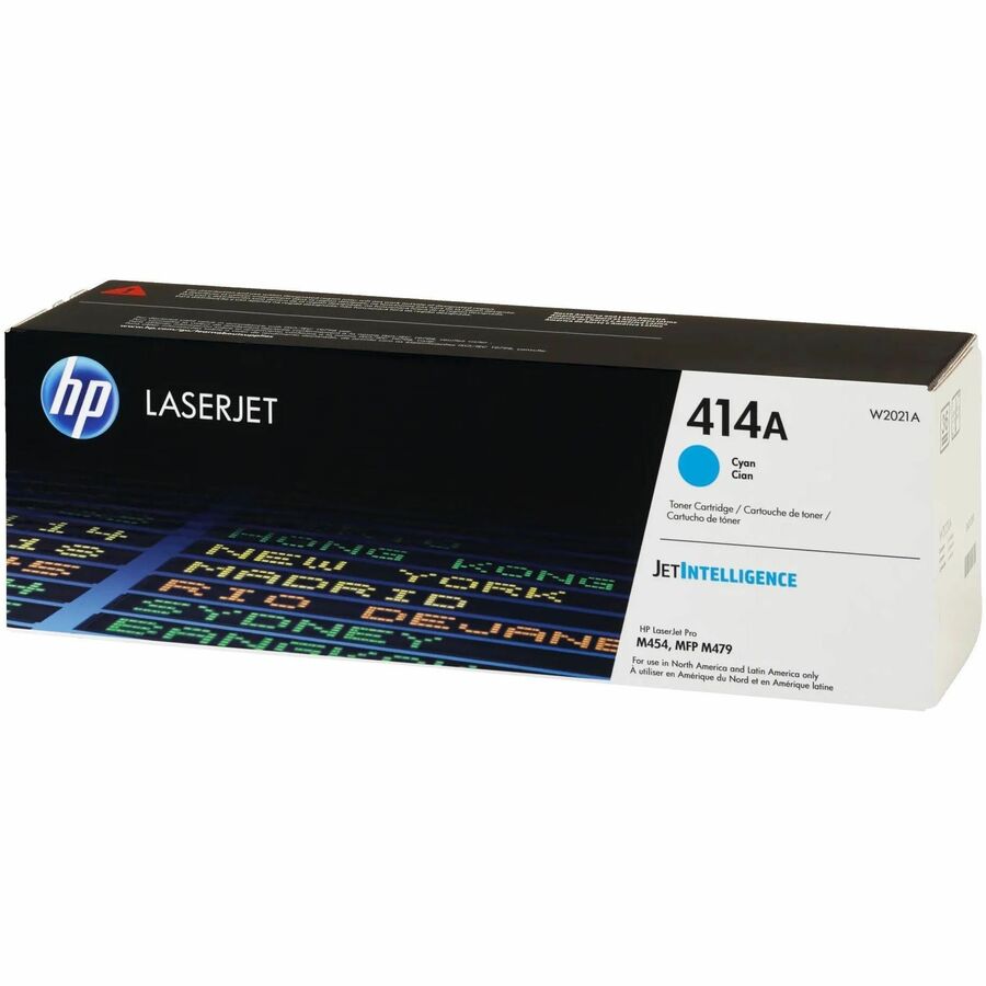 HP 414A (W2021A) Original Laser Toner Cartridge - Cyan - 1 Each - Alternate-Image1