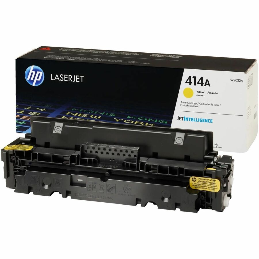 HP 414A (W2022A) Original Laser Toner Cartridge - Yellow - 1 Each - Alternate-Image1