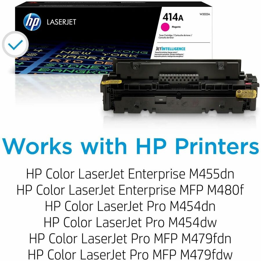 HP 414A (W2023A) Original Laser Toner Cartridge - Magenta - 1 Each - Alternate-Image3