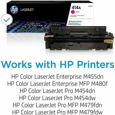 HP 414A (W2023A) Original Laser Toner Cartridge - Magenta - 1 Each - Alternate-Image3