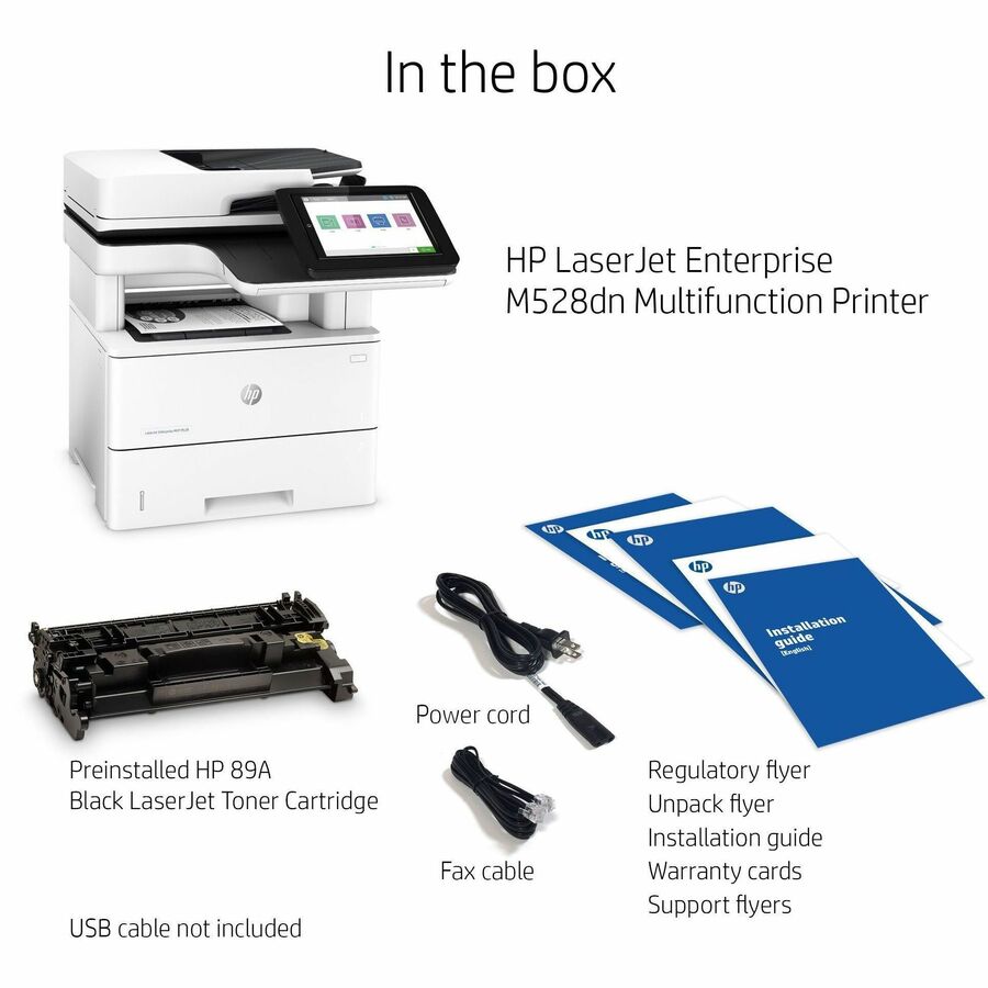 HP LaserJet M528dn Laser Multifunction Printer - Monochrome - Alternate-Image13