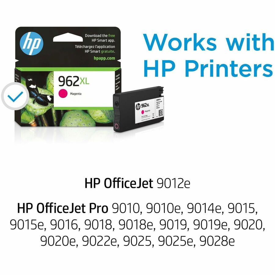 HP 962XL (3JA01AN) Original High Yield Inkjet Ink Cartridge - Magenta - 1 Each - Alternate-Image4