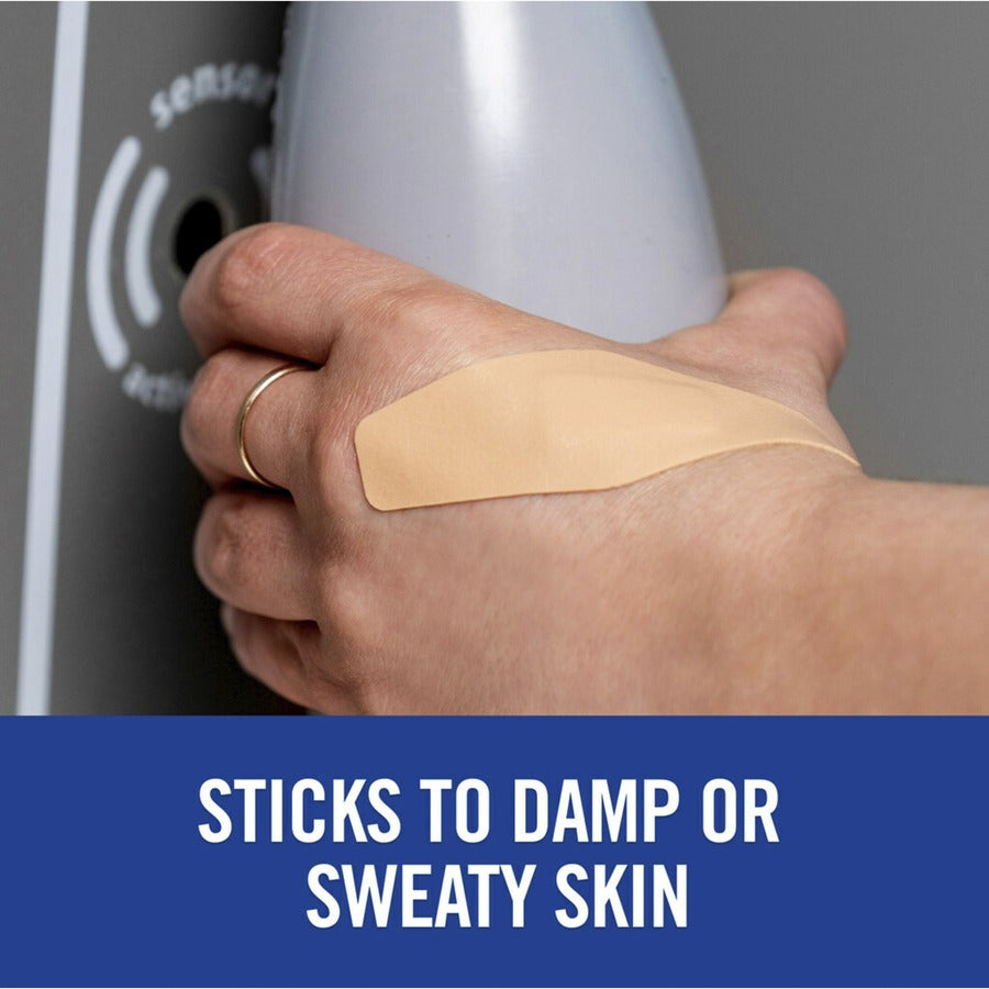 Nexcare Extra-Cushion Knee/Elbow Bandages - 1.88" Width x 4" Length - Beige - Foam - 8 / Box