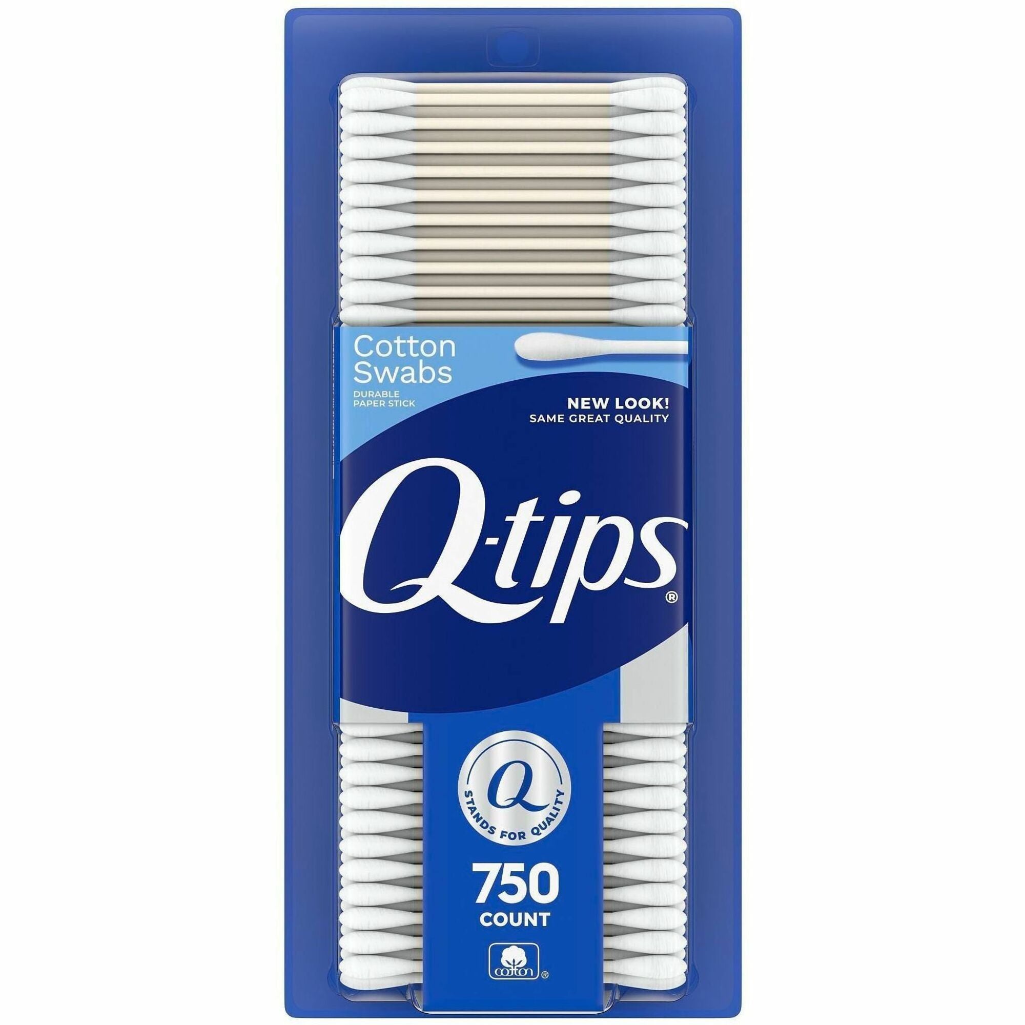 Q-tips Cotton Swabs - White - Cotton - 750 / Pack