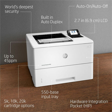 HP LaserJet Enterprise M507 M507dn Desktop Laser Printer - Monochrome - Alternate-Image18
