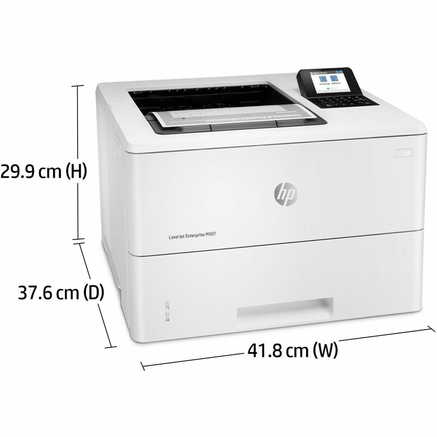 HP LaserJet Enterprise M507 M507dn Desktop Laser Printer - Monochrome - Alternate-Image13