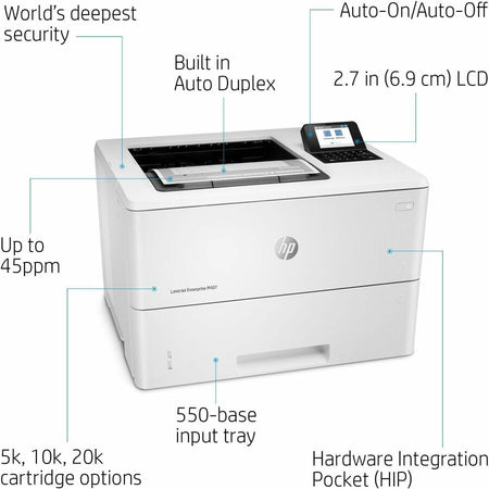 HP LaserJet Enterprise M507 M507dn Desktop Laser Printer - Monochrome - Alternate-Image17