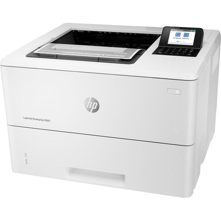 HP LaserJet Enterprise M507 M507dn Desktop Laser Printer - Monochrome - Left