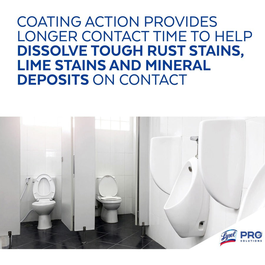 Lysol Lime/Rust Toilet Bowl Cleaner - 24 fl oz (0.8 quart) - Atlantic Fresh Scent - Blue - 1 Each