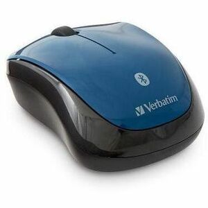 Verbatim Bluetooth Multi-Trac LED Tablet Mouse - Blue LED/Optical - Wireless - Bluetooth - Dark Teal - 1600 dpi - 3 Button(s) - Symmetrical - 1 Each
