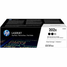 HP 202X (CF500XD) Original High Yield Laser Toner Cartridge - Multi-pack - Black - 1 Carton - 1500