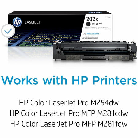 HP 202X (CF500XM) Original High Yield Laser Toner Cartridge - Multi-pack - Cyan, Magenta, Yellow - 1 Carton - Alternate-Image2