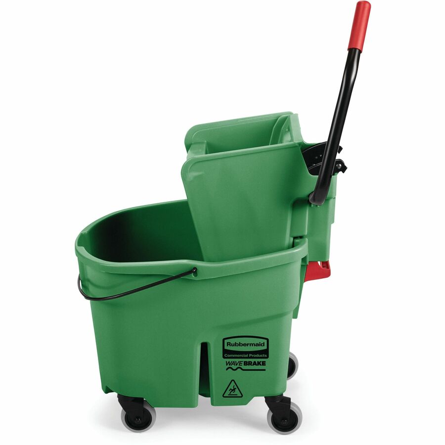 Rubbermaid Commercial WaveBrake 35 QT Side Press & Wringer - Left