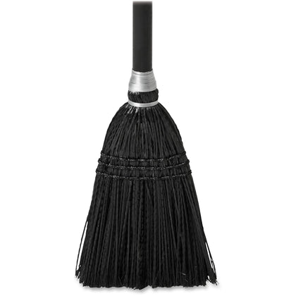 Rubbermaid Commercial Executive Series Lobby Broom - Synthetic Bristle - 7" Overall Length - Wood Handle - 1 Each
