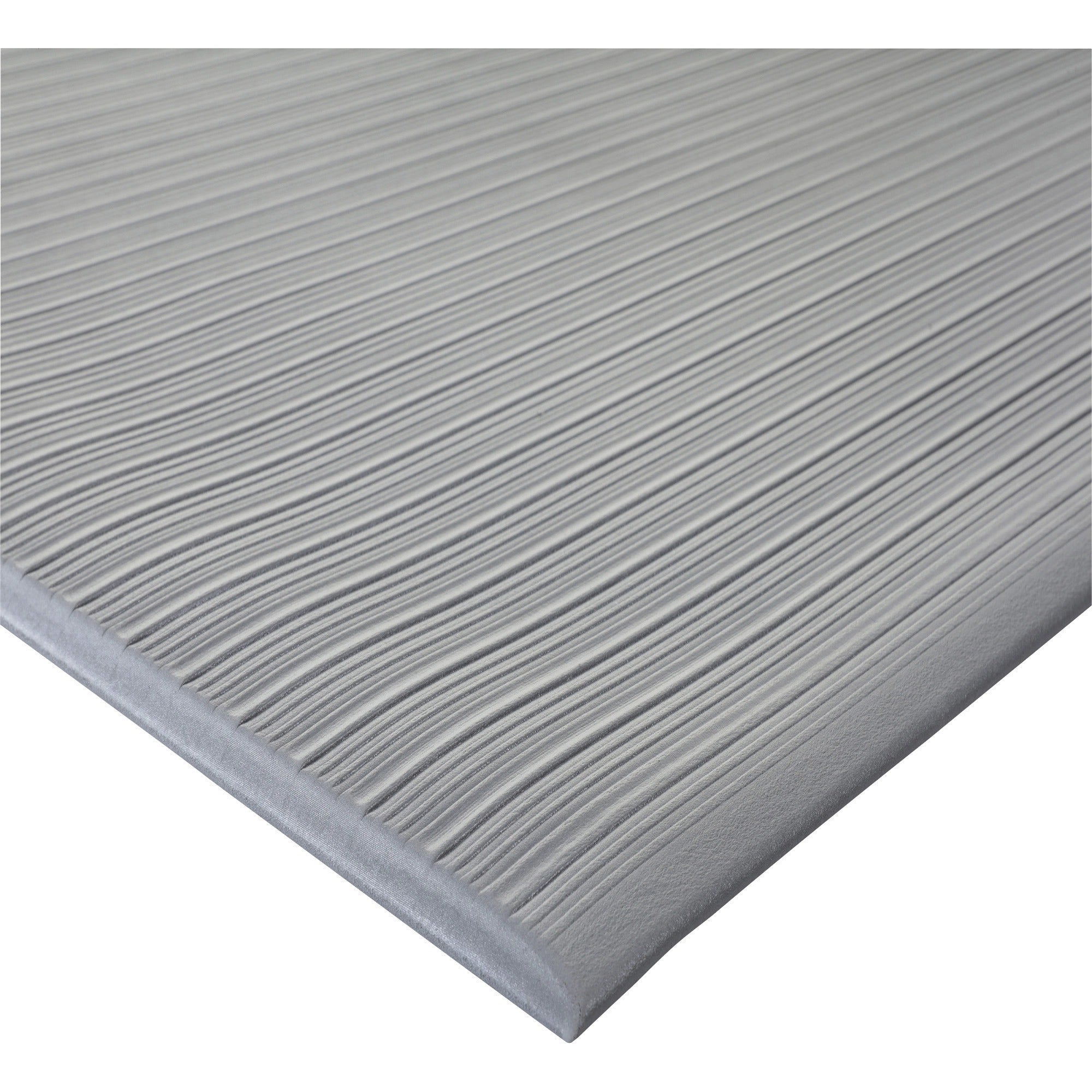 Genuine Joe Air Step Mat - Exercise - 60" Length x 36" Width x 0.375" Thickness - Rectangular - Vinyl Foam - Gray - 1 Each