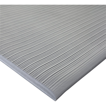 Genuine Joe Air Step Mat - Exercise - 60" Length x 36" Width x 0.375" Thickness - Rectangular - Vinyl Foam - Gray - 1 Each