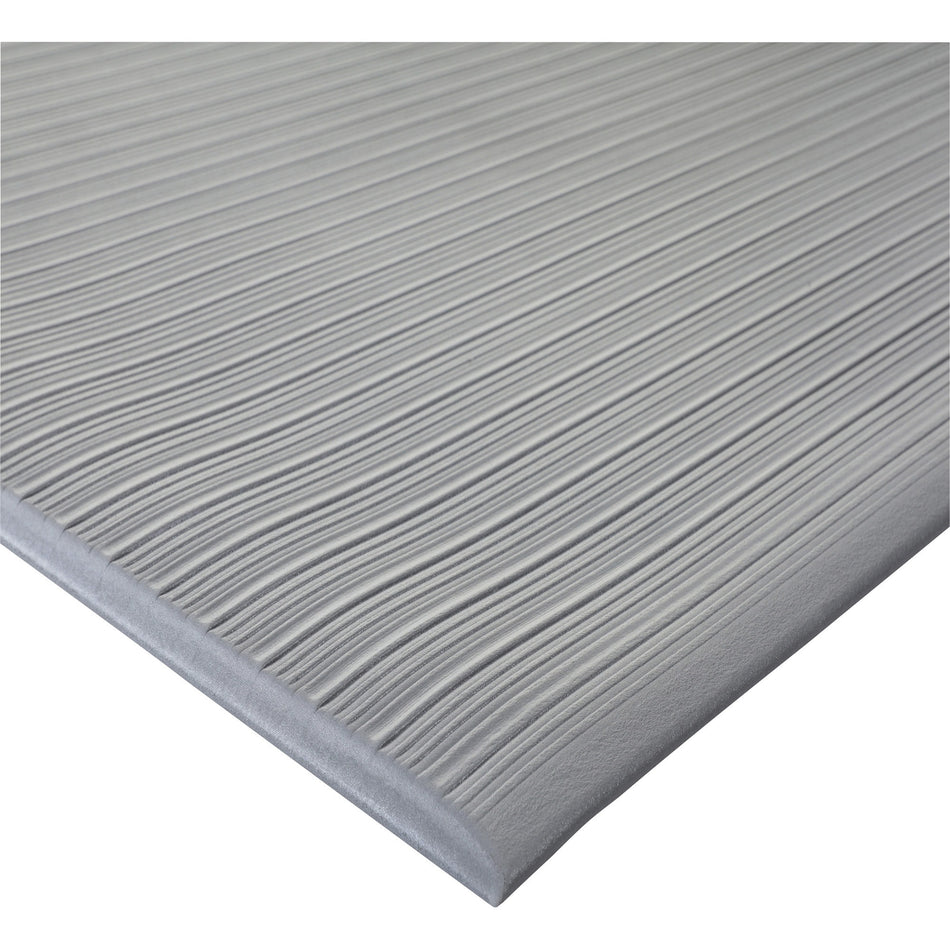 Genuine Joe Air Step Mat - Exercise - 60" Length x 36" Width x 0.375" Thickness - Rectangular - Vinyl Foam - Gray - 1 Each