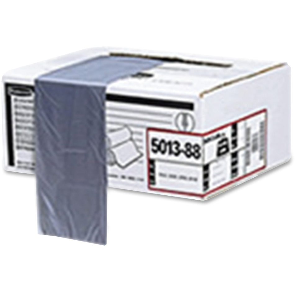 Rubbermaid Commercial 55-gallon Linear Low Density Can Liners - 55 gal Capacity - 48" Length x 39" Width - Low Density - Gray - Waste Disposal - 1 Carton