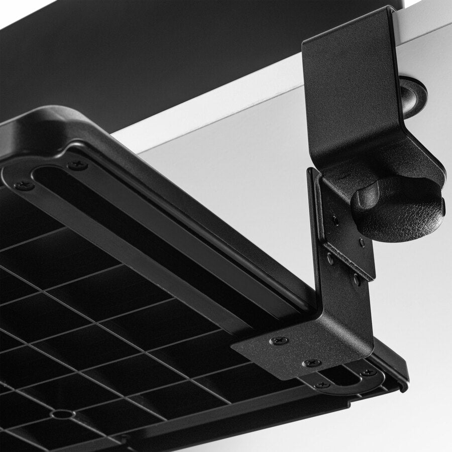 Kensington SmartFit Clamp-On Keyboard Drawer - 13.2" Height x 32.4" Width - Black - 1 Each - TAA Compliant