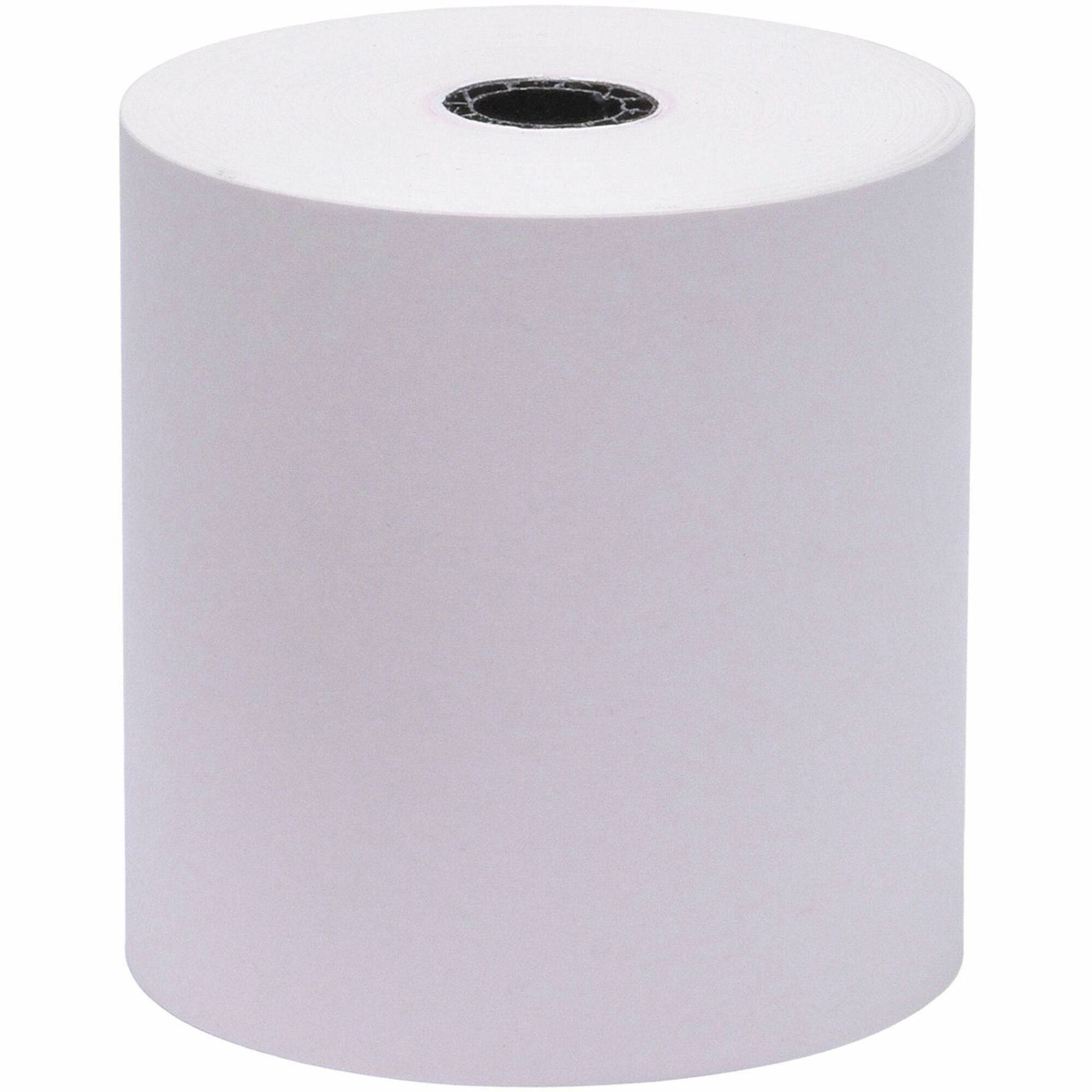 ICONEX 1-ply Blended Bond Paper Roll - 3" x 165 ft - White - 50 / Carton