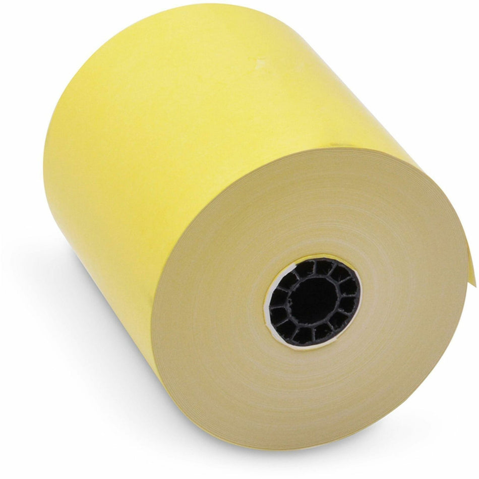 ICONEX Thermal Receipt Paper Roll - 3 1/8" x 230 ft - Yellow - 50 / Carton