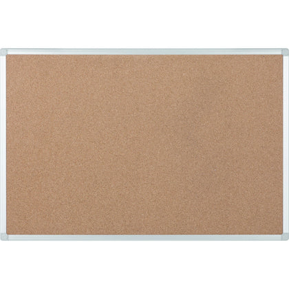 MasterVision Ayda Cork Bulletin Board - 0.50" Board Height x 24" Board Width x 36" Board Depth - Cork Surface - Self-healing, Durable, Resilient, Heavy-gauge - Aluminum Frame - 24" Height x 36" Width x 0.5" Depth - 1 Each