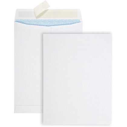 Quality Park Redi Strip Security Envelopes - 9x12 - White - 100/Box - Business