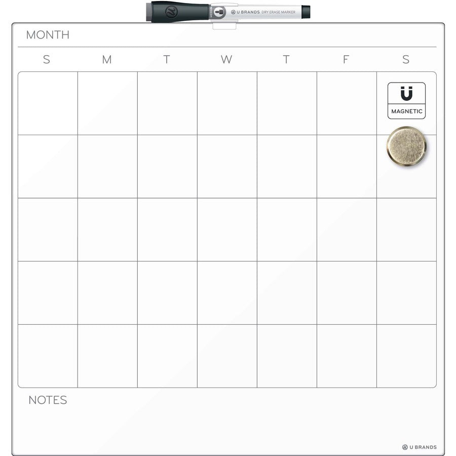 U Brands Magnetic Frameless Dry-Erase Calendar Board - Alternate-Image2