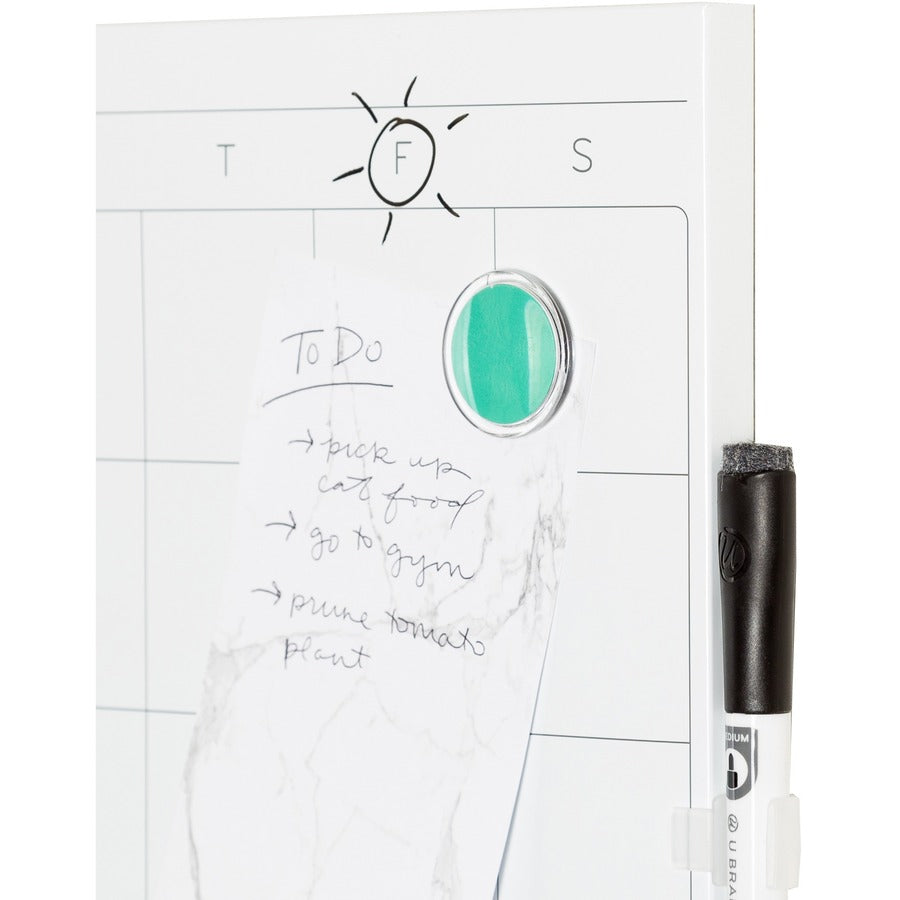 U Brands Magnetic Frameless Dry-Erase Calendar Board - Alternate-Image5