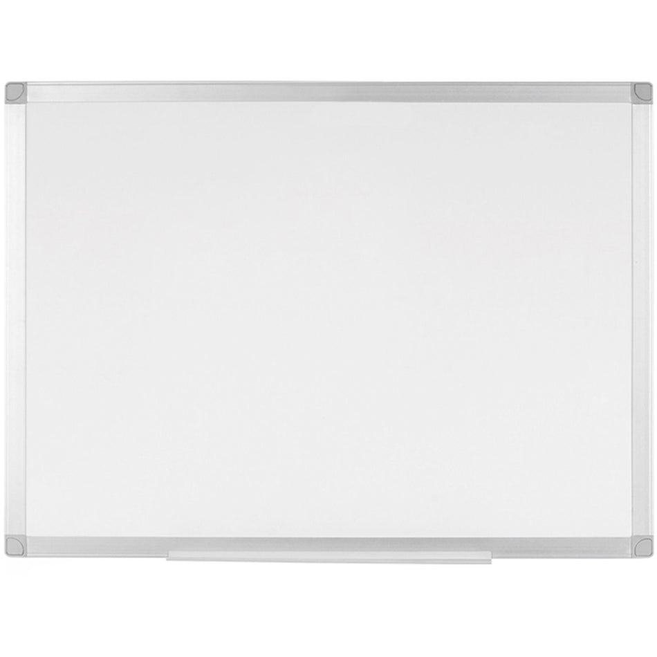 MasterVision Ayda Porcelain Dry Erase Board - 36" (3 ft) Width x 24" (2 ft) Height - White Porcelain Surface - Aluminum Frame - Rectangle - Horizontal/Vertical - Magnetic - 1 Each