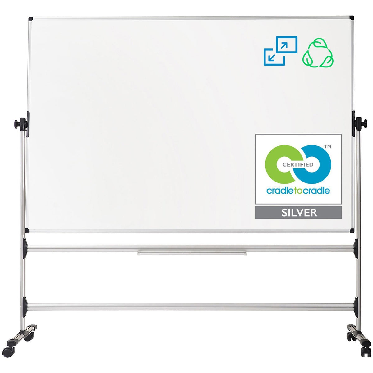 MasterVision Earth Series Dry-Erase Revolving Easel - 2000
