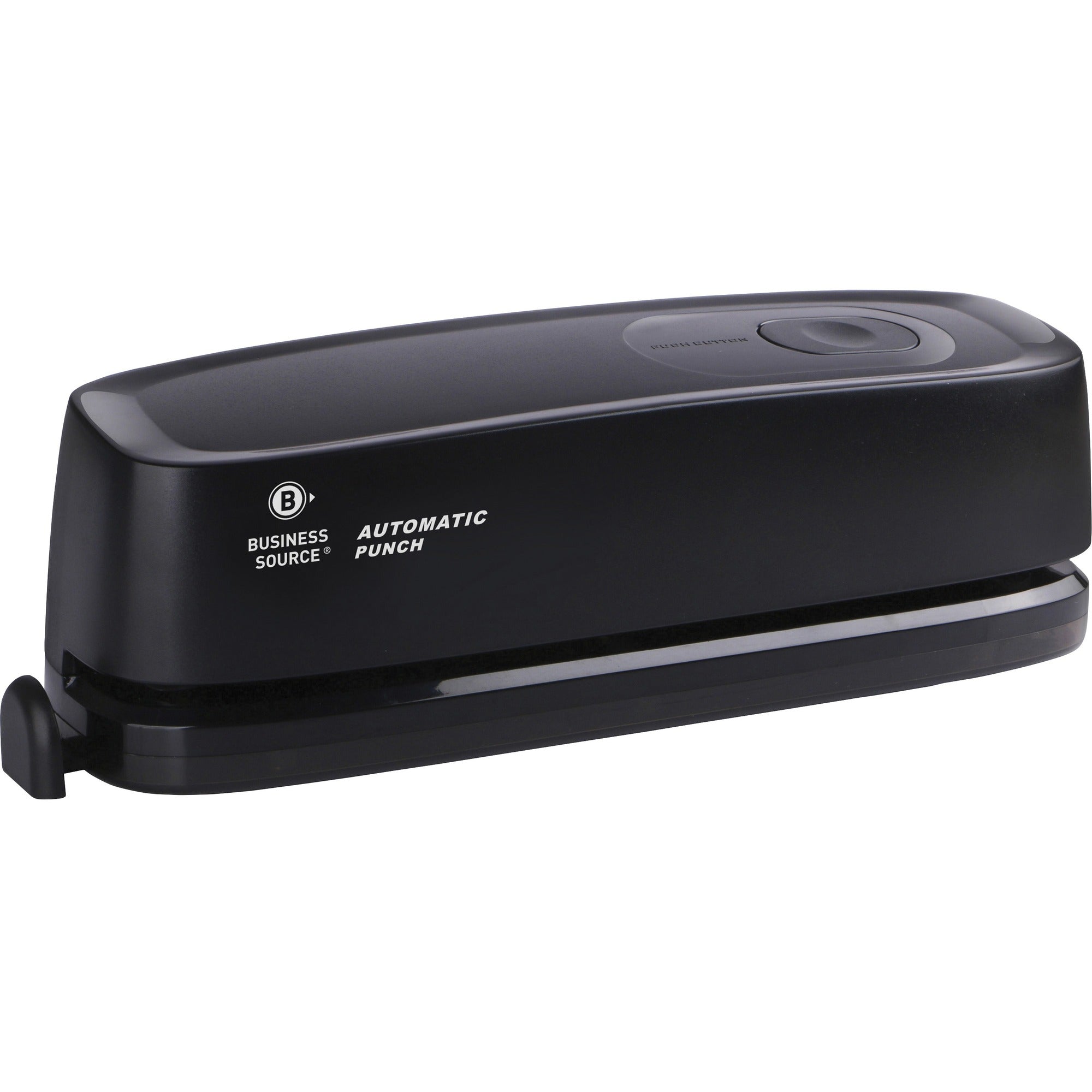 Business Source Electric Hole Punch: 3 Punch Heads 10 Sheet Capacity - Paper Punches