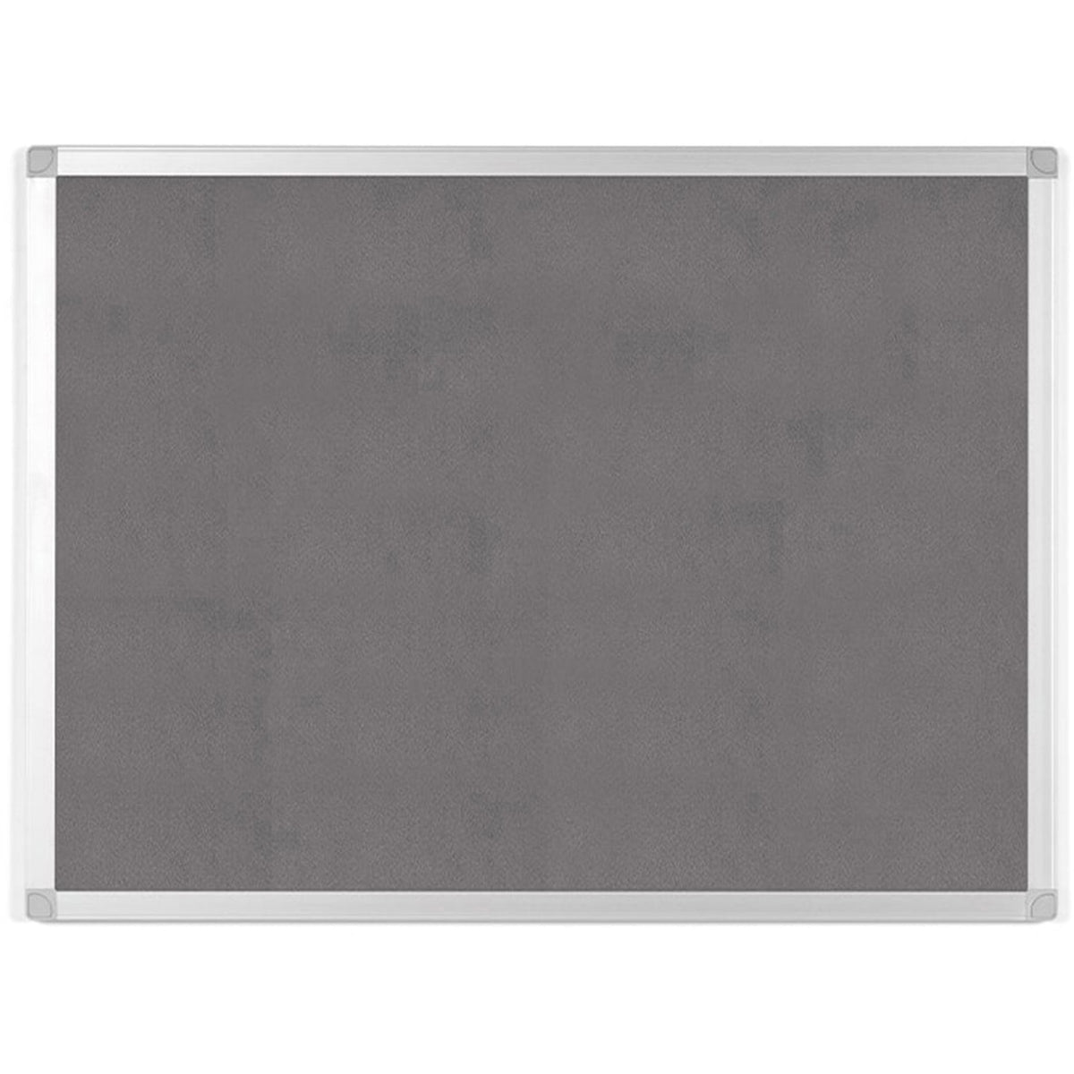 MasterVision Ayda Fabric 36"W Bulletin Board - Gray Fabric Surface - Robust, Tackable, Sleek Style - 0.5" Height x 36" Width - 1 Each