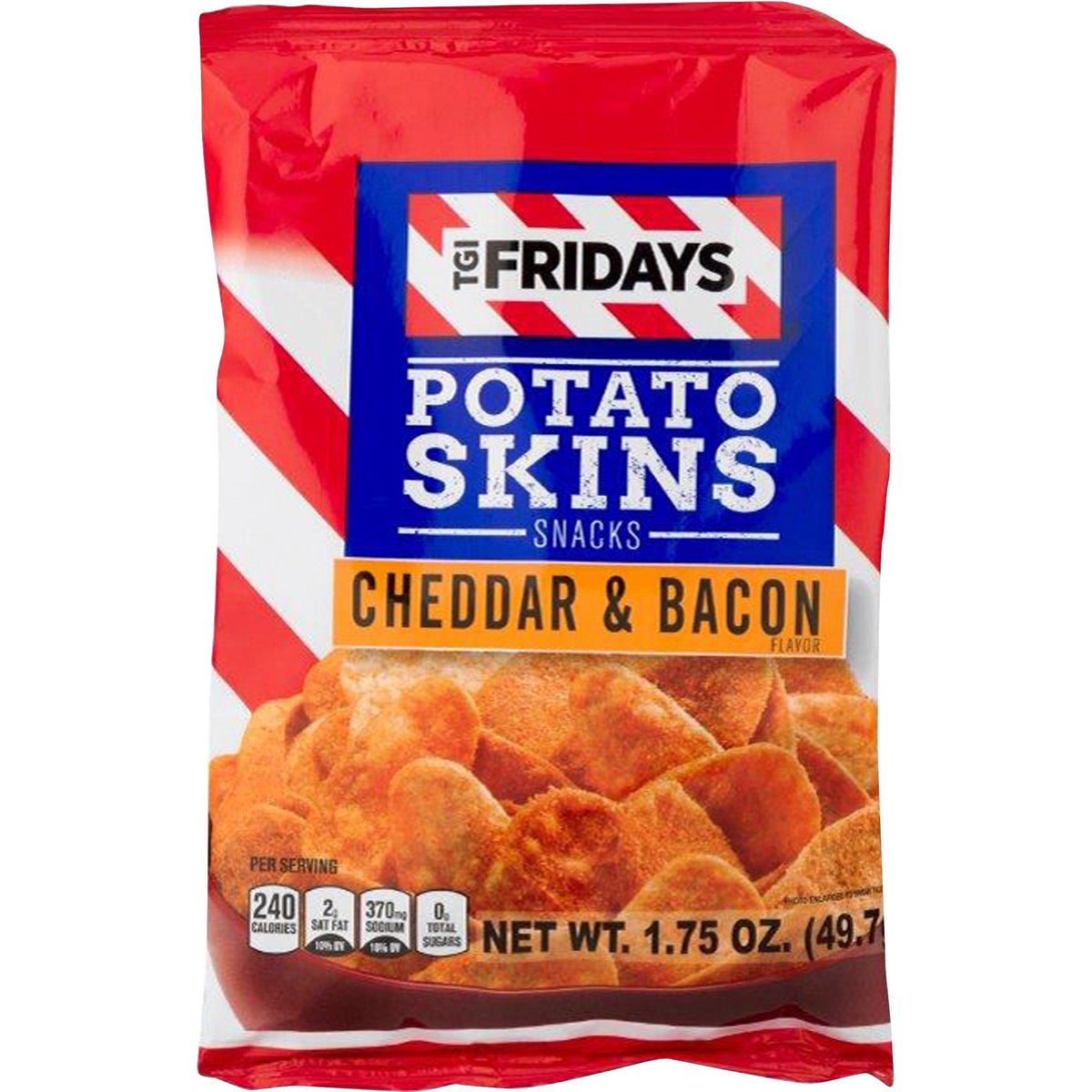 Utz TGI Fridays Cheddar/Bacon Snack Chips - 2000