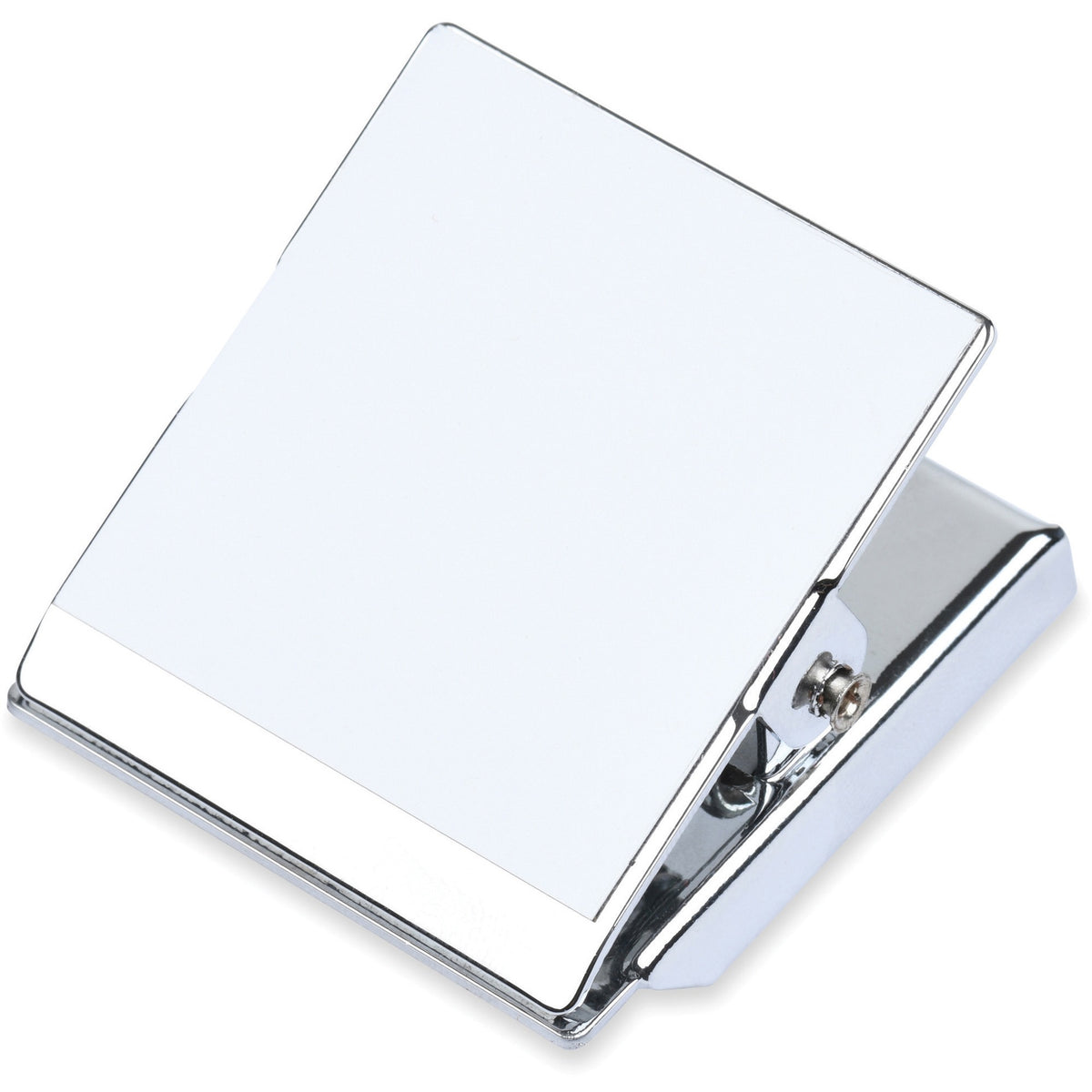 Tatco Magnetic Labeling Clip - 1.6" Length x 1.4" Width - 0.75" Size Capacity - for Cabinet, Refrigerator, Steel, Shelving - Wipe-off, Write-on, Magnetic Backing, Label Area - White - Ceramic Magnet - 4 / Pack