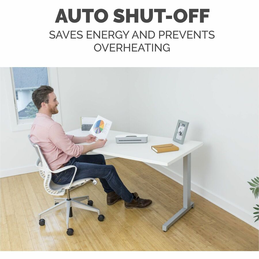 Fellowes Halo 95 Laminator & Pouch Starter Kit - Pouch - 9.50" Lamination Width - 0.2 mil Lamination Thickness - Release Lever - 3" Height x 13.5" Width x 4.4" Depth