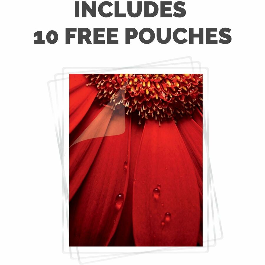 Fellowes Halo 95 Laminator & Pouch Starter Kit - Pouch - 9.50" Lamination Width - 0.2 mil Lamination Thickness - Release Lever - 3" Height x 13.5" Width x 4.4" Depth