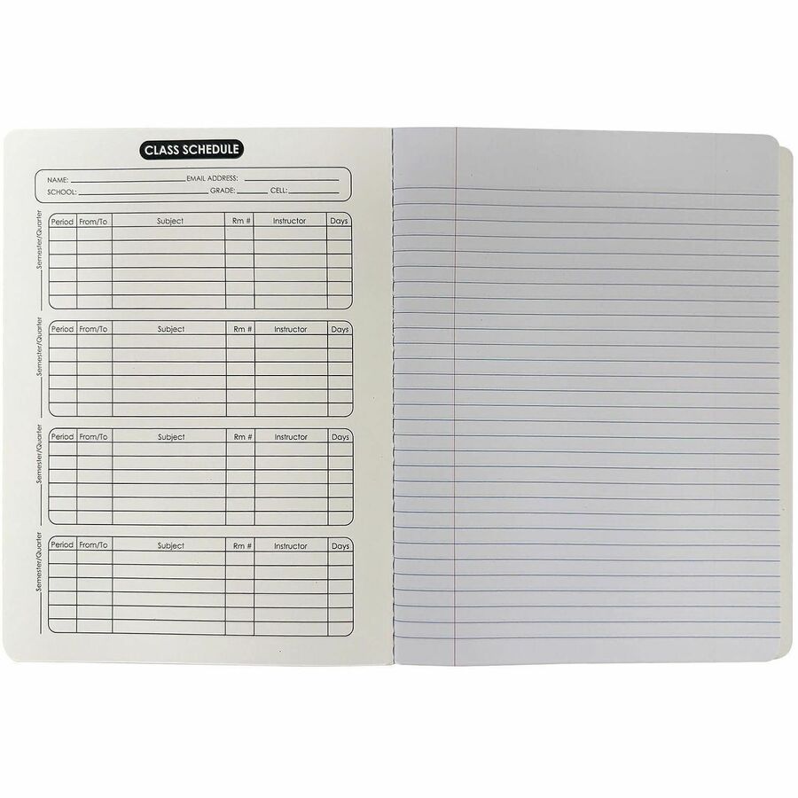 Sparco College Ruled Composition Notebook - Alternate-Image2