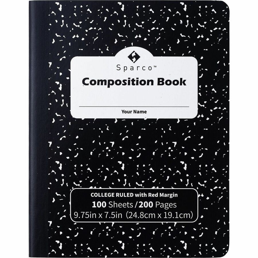 Sparco College Ruled Composition Notebook - Front