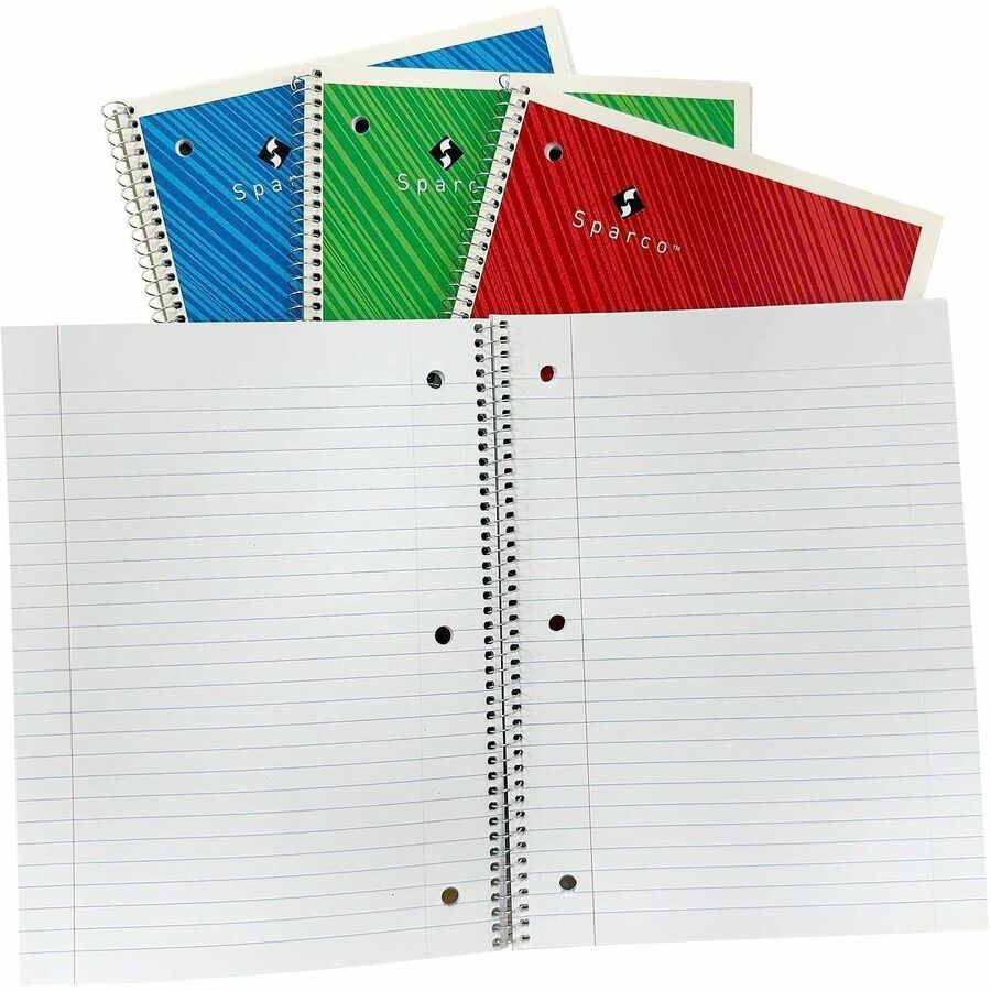 Sparco Wide Ruled Wire-bound Notebook - Alternate-Image5