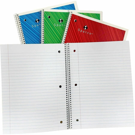 Sparco Wide Ruled Wire-bound Notebook - Alternate-Image5