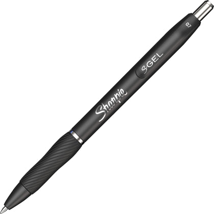 Sharpie S-Gel Pens: 0.7mm Retractable Black Gel Ink - 36/Box - Pens