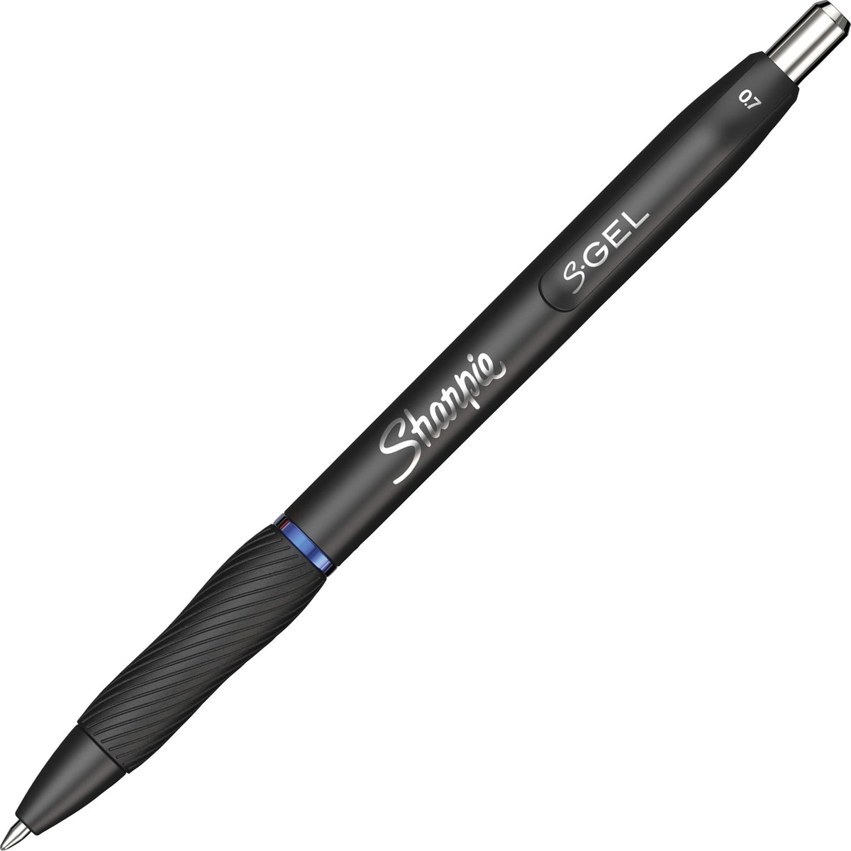 Sharpie S-Gel Pens - 0.7 mm Pen Point - Retractable - Blue Ink - Gel-based - 36 / Box