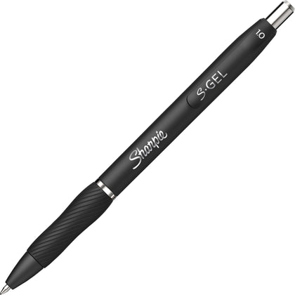 Sharpie S-Gel Pens: 1mm Retractable Black Gel Ink - 36/Box - Pens