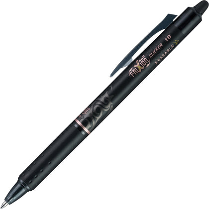 FriXion Ball Clicker Gel Pen - 1.0mm Bold Point - Erasable Black Ink - Pens