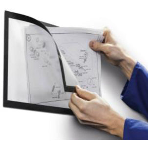 DURABLE Magnetic Folding Infoframe: Metal-mountable Insertable Foldable - Signs & Nameplates