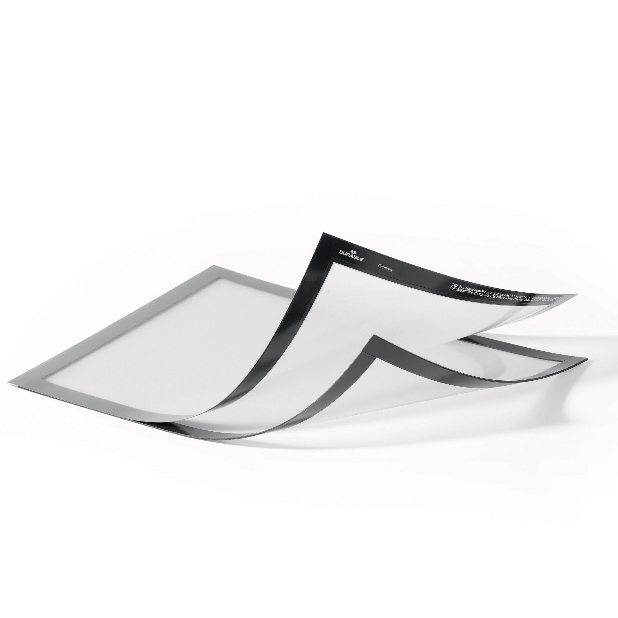 DURABLE Magnetic Folding Infoframe: Metal-mountable Insertable Foldable - Signs & Nameplates