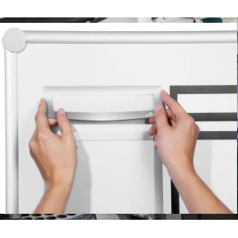 DURABLE Magnetic Folding Infoframe: Metal-mountable Insertable Foldable - Signs & Nameplates