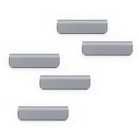 DURABLE DURAFIX Clip - 2.4" Width - for Notes, Door, Reminder, Glass, Refrigerator, Cabinet, Appointment, Reminder - Residue-free, Easy to Use - Silver - 10 / Pack